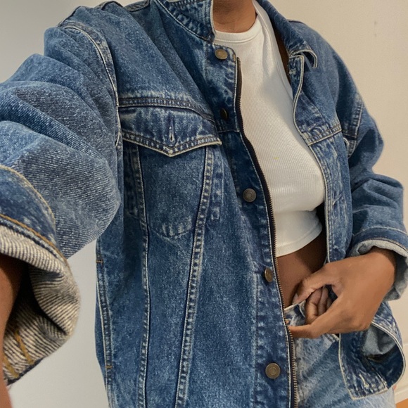 Oversized Denim Jacket Vintage - Picture 8 of 10